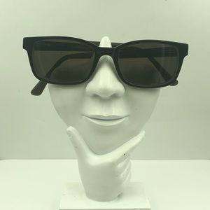 Randy Jackson Black Oval Sunglasses Frames